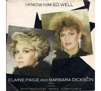 Elaine Page & Barbara Dickson I Know Him So Well UK 45 7" sgle with Picture Slv