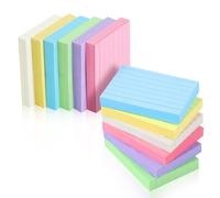 Elakiri 1200 Flashcards A8 Con Líneas,Papel De Color De 150g/M² De Grosor,Las Tarjetas Estudio De 5,2 X 7,4 Cm,Se Pueden Utilizar Para Material Oficina Y Papeleria,Material Escolar