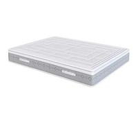 elalmacendelcolchon - Colchón viscoelastico Modelo Diamond, 140 x 190 x 28cm, Máxima Adaptabilidad - Todas Las Medidas, Blanco y Gris
