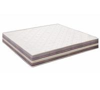 elalmacendelcolchon Colchón viscoelástico Modelo Premium 90 x 180 x 20cm - Todas Las Medidas, Blanco y Lila