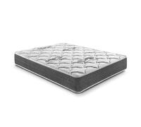 elalmacendelcolchon - Colchón viscoelástico Viscocarbono 90 x 180 x 24, Máxima Adaptabilidad - Todas Las Medidas, Gris y Blanco
