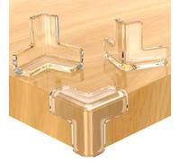 Elalove 20 Unidades Protector Esquinas Bebe T Shape Silicona 3.3cm, Protector Esquinas Muebles Adhesivo de Doble Cara, Esquineras Protectoras Bebe para Cantos de Mesas y Muebles del Hogar