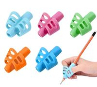Elalove Guía de dedos para escribir para niños, ayuda a escribir silicona, flexible, protección de dedos para aprender a escribir, guía de dedos ergonómica, para niños, guía de dedos