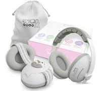 Elan Baby Orejeras 2 en 1 para bebé, protección contra el ruido, auriculares para bebé para viajes de ruido y avión, 2 diademas, protección auditiva para bebés, auriculares con cancelación de ruido