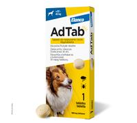 ELANCO AdTab 900 mg, comprimido contra pulgas y garrapatas para perros de más de 22 a 45 kg