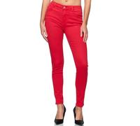 Elara Pantalones para Mujer Jeans Elástico Chunkyrayan G09-21 Rot 44 (2XL)