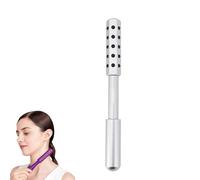 Elarique Glow Sculpting - Beauty Roller, Facelift Pro Beautys Roller, Uplift Facial Massaging Beauty Tool, with Cooling & Sculpting, with 30 Germanium Stone Face for Skin Care (Silver)