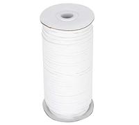 Elastic Band Para Costura, Alta Elasticidad, 180M Blanco, 3mm Ancho - Cinta Elástica Ajustable, Cómodo y Versátil, Ideal Para Ropa y Manualidades (Blanca)