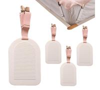 Elastic Bed Sheet Holder Straps - Corner Holders, 4-Piece Set of Adjustable Fitted Clips | Durable Mattress Fasteners for Home and Hotel Use Keeps Bedding Smooth, Prevents Slippage, Ideal Beds All Siz