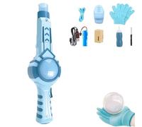 Elastic Bubble Fog Wand, Bubble Machine Elastic Bubble, Blower Elastic Smoke Machine, with Elastic Smoke Effect for Party, Weddings, Outdoor Events, with Accessories Set (Blue)