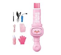 Elastic Bubble Wand, Kids Party Toy, Bubble Wand with Light Music, Magic Fog Maker with Colorful Effects, Party Toys Accessories, Boys Girls Partys for Birthday Home Outdoor Indoor Summer Beach