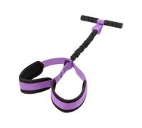 Elastic Core Trainer, Foot Pedal Resistance Band, 32.28x10.04in Soft Adjustable Workout Strap, High Stretch Rubber Fitness Gear, Compact Home Exercise Design, Indoor Gym Full Body Use