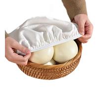 Elastic Food Bowl Lid, Washable Cotton Fermentation Cover, Dough Proofing Cloth with Stretch Fit, Kitchen Baking Cover Tool, Bread Rising Covers with Soft Fabric, Baking Accessory for Bakery Studio
