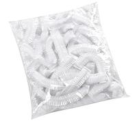 Elastic Food Covers - Clear Bowl Covers, 100 Pack Elastic Transparent Food Cover, Stretchable Bowl & Plate Cover for Leftover Foods, Fruits, Vegetables & Bread Proofing Use