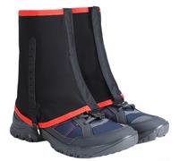 Elastic Hiking Gaiters Waterproof Snow Sand Dust Guard Black | Stretchy elastic fabric, snug calf fit 24-29cm, secure para trail running, prevents slipping