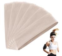 Elastic Non-Slip Solid Color Headband Headbands for Women & Men Elastic Soft Fabric Hair Bands Hair for Athletic(Off-White)