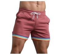 Elastic Pants Men Casual Pantalones de algodón retro de cinco puntos Pluma de hombre de longitud media chino bordado chino ligero pierna ancha Summer Outdoor