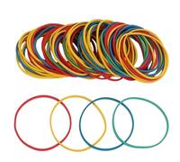 Elastic Rubber Bands, 300 Piece Color Tie Set, 12.99 inches Stretch Bundling Straps with Strong Grip Hold, Office Organizer Bands, Colorful Storage Tool with Simple Design, School Supplies for File