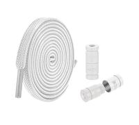 Elastic Shoelaces - No Tie Flat Laces, Adjustable Shoe Fastener, Stretch Fit Replacement, Sneaker Boot Lacing System | Hiking Sneakers Boots Usage, Sports Footwear Solution, Quick Wear Convenience