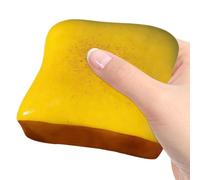 Elastic Ultra-Soft Toast Shape Squeeze Fidget Toy, Sensory Pinch Game with Prank Function, Lifestyle Accessories for Kid Boys Girls Teens Adult Women Men Kindergarten Classroom Birthday New Year Party