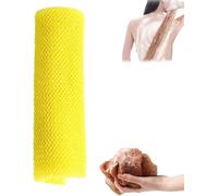 Elastic woven mesh sponge for deep cleansing and skin softening, suitable for women's/men's shower massage and back cleaning, Shower Sponge Mesh Cleaning (E)