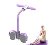 Elastic Yoga Pedal Puller, Multifunction 4-Tube Tension Rope for Sit-Up and Stretching, Fitness Tension Equipment for Arm, Waist, and Leg Training at Home or Gym