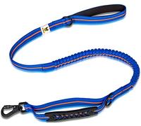 Elástica Correa del Perro 120 cm Azul-Naranja Correa de Llevar