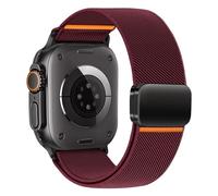 Elástica Correas para Apple Watch Ultra/2 Correa 49mm 46mm 45mm 44mm 42mm 41mm 40mm 38mm Hombre/Mujer,Nylon Deportiva Magnético Banda Ajustable Repuesto Correa para iWatch Series 10 9 8 7 6 5 4 3 SE/2