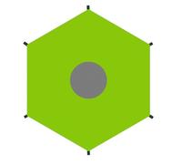 elástica genérica con red de | Solar y Contra la Lluvia | Toldo de Tienda de Tela Oxford | Resistente a los rayos UV y a la intemperie para trampolines de 6 a 16 Pies, i