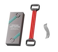 Elasticidad Cuerda de tracción de 6 Tubos Equipo de Entrenamiento de Fuerza Ajustable Expansor de Pecho Profesional para Equipo de Entrenamiento de Fuerza física