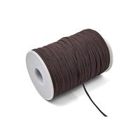 Elástico ancho para coser, 100 metros de banda elástica 3 mm/6 mm for coser ropa, cintura y cabello, color rojo, 6(Coffee,6mm)