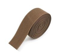 Elástico ancho para coser, Cinta de nailon 5 metros, 10 a 50 mm, colores, for proyectos costura y manualidades. Color rojo(Coffee,10mm)