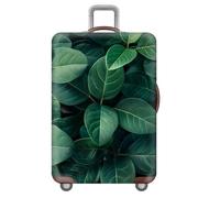 EláStico AntiarañAzos Funda Maleta,Floral Tropical BotáNico Hoja De ImpresióN.Funda Maleta Mediana Grande para Funda Maleta Cabina De 18-32 Pulgadas para Adultos,Mujeres,NiñAs (Verde,XL(29-32inch))