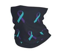 Elástico Calentador De Cuello Cinta De Concientización sobre La Prevención del Suicidio Pasamontañas Unisexo Cuello Bufanda para Pesca Caza Ciclismo