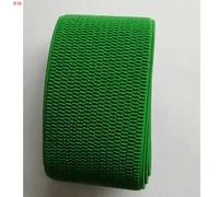 Elástico, Cinturón elástico de 6 cm ancho for falda y pantalón, resistente, color, sarga, látex(Grass Green 60mm,1M)