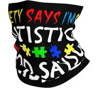 Elástico Cuello Bufanda Conciencia del Autismo: está Bien ser Diferente Bufanda Facial Bandana 26X30cm para Deportes,Ciclismo,Adulto