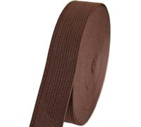 Elástico de alta elasticidad, Banda elástica de color 1, 2 o 5 metros, goma alta elasticidad, for costura, decoración del hogar, encaje, accesorios ropa, rojo(Coffee,2meters)