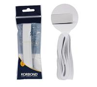 Elástico Korbond de 20 mm x 2 m de Color Blanco