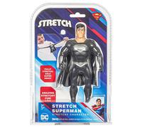 Elástico Mini Dc Superman en Negro Suit Acción Figura Y Flexible Juguete Nuevo
