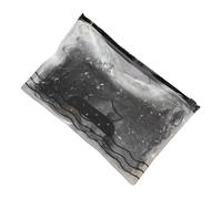Elástico tie-elástico para el cabello, gomas de pelo negras, corbata para cabello resistente a las lágrimas | 1000 paquetes de pista con alta elasticidad, corbata de pelo delicado para niñas