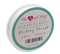 Elástico Transparente 0.8mm 10 Metros Bisutería Enhebrado de Abalorios Pulseras