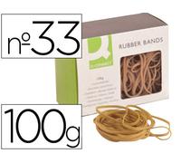 Elásticos Q-Connect 100 Gr Numero 33