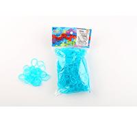 Elásticos Rainbow Loom Turquesa Jelly