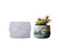 Elastómero Archosaur Farmer Cast con partículas complejas para moldear colofonia, manualidades y exhibiciones, molde de hormigón para macetas de dinosaurios