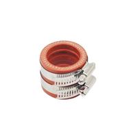 Elastómero De Pvc Flexible Carburador de motocicleta, interfaz colector admisión, tubo entrada, pieza repuesto carburador goma(45mm orange)
