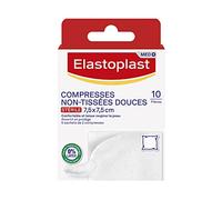 Elastoplast - Compresas sin tejer, 7,5 cm x 7,5 cm, 10 compresas