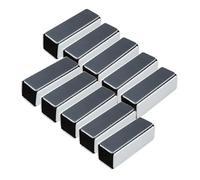 ELAYARD 10 piezas Bloques de Pulido de Uñas Bloque de Lijado de Cuatro Caras Herramienta de Manicura Segura y Duradera para Uso Casa y Salón Adecuado para Manicura y Pedicura Profesional