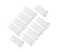 ELAYARD 10 Piezas de Brochas de Maquillaje Transparente Reutilizable de Fundas Redondas para Proteger Cerdas Organizador Portátil Antipolvo para Pinceles Cosméticos