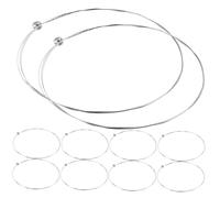 ELAYARD 10 Piezas E Cuerdas para Guitarra Acústica Resistente Portátil para Reemplazo Duradero de Cuerdas para Guitarra Acústica y Eléctrica