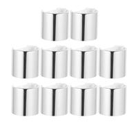 ELAYARD 10 Tapas de Repuesto para Botellas de Loción y Champú, Tapa de Plástico Plata Resistente a Roturas Prueba de Fugas para Botellas de Gel de Ducha